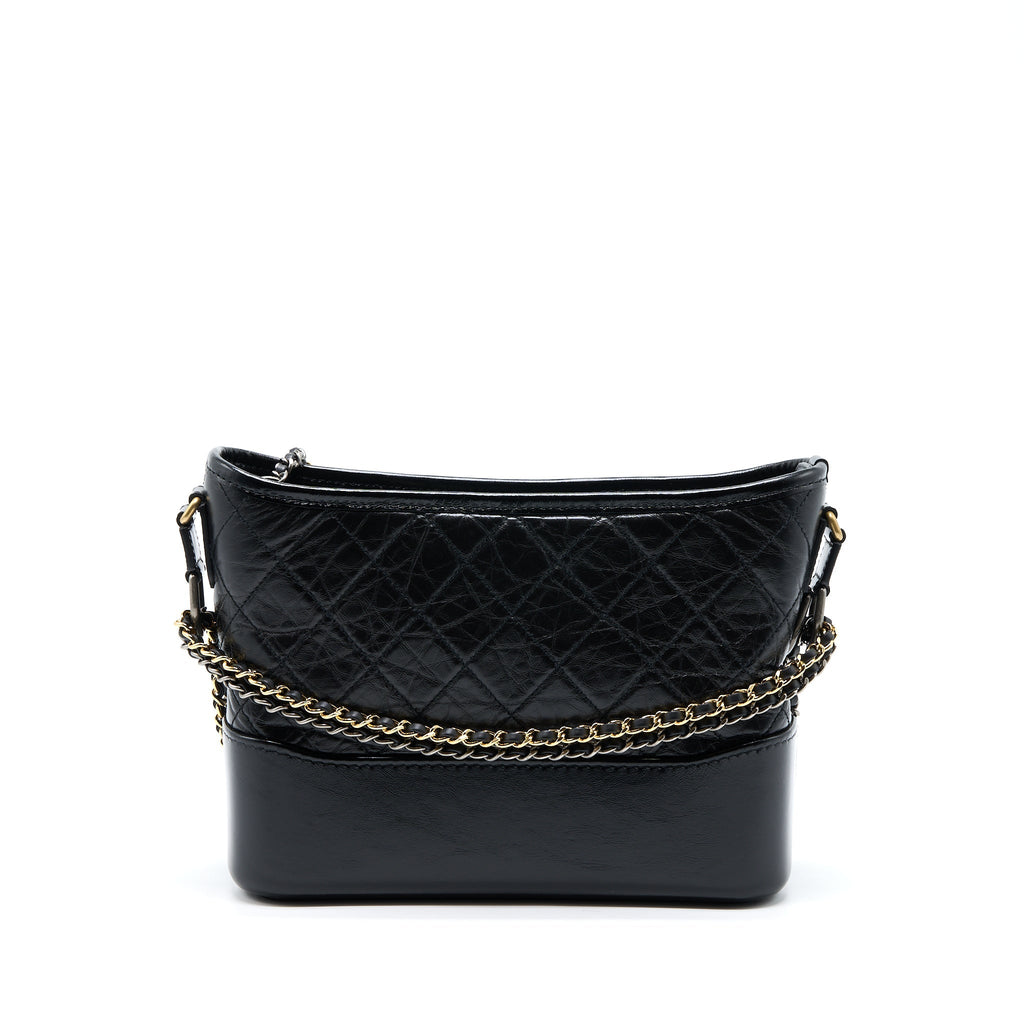 Chanel New Medium Gabrielle Hobo Bag Aged Smooth Calfskin Multicolour Hardware