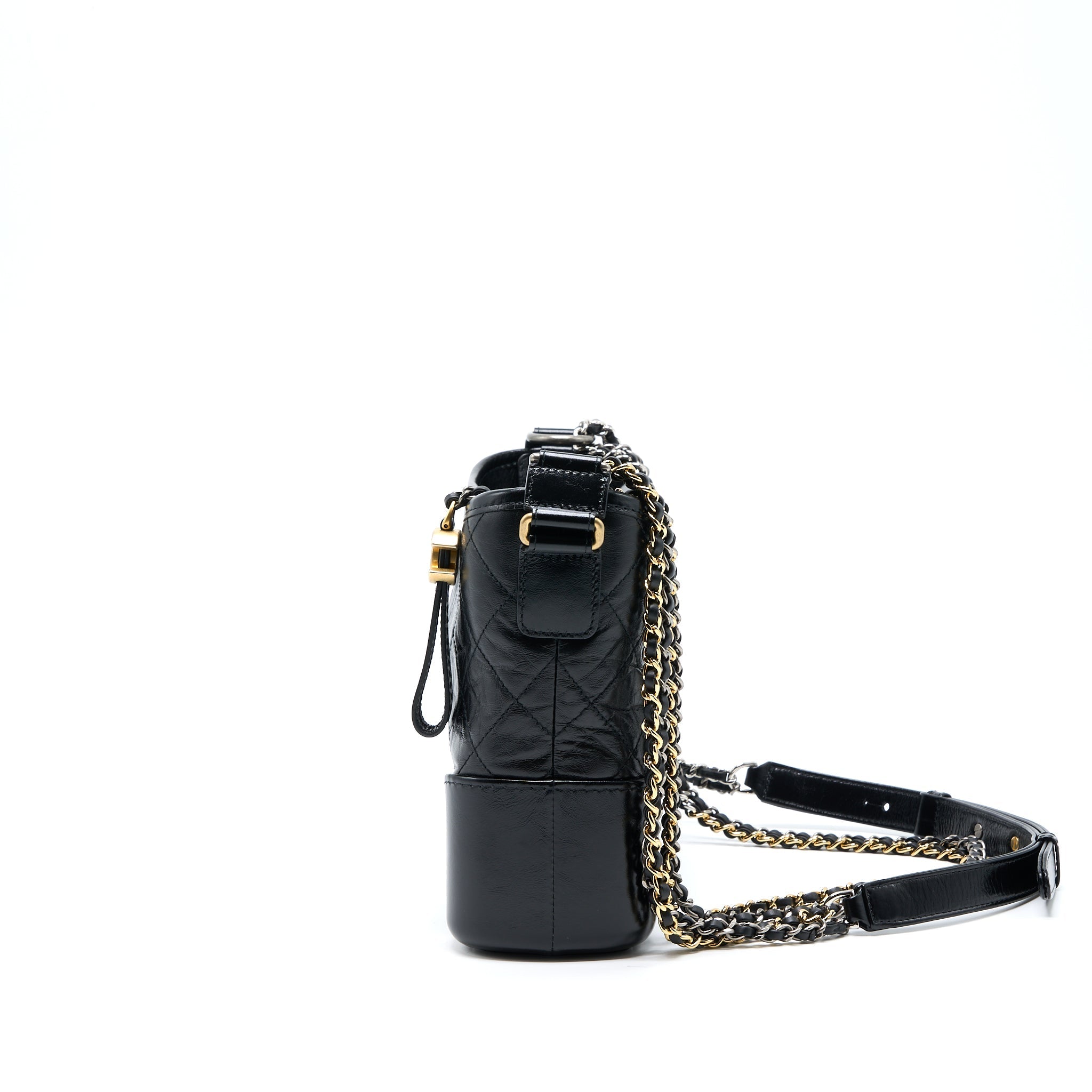 Chanel New Medium Gabrielle Hobo Bag Aged Smooth Calfskin Multicolour Hardware