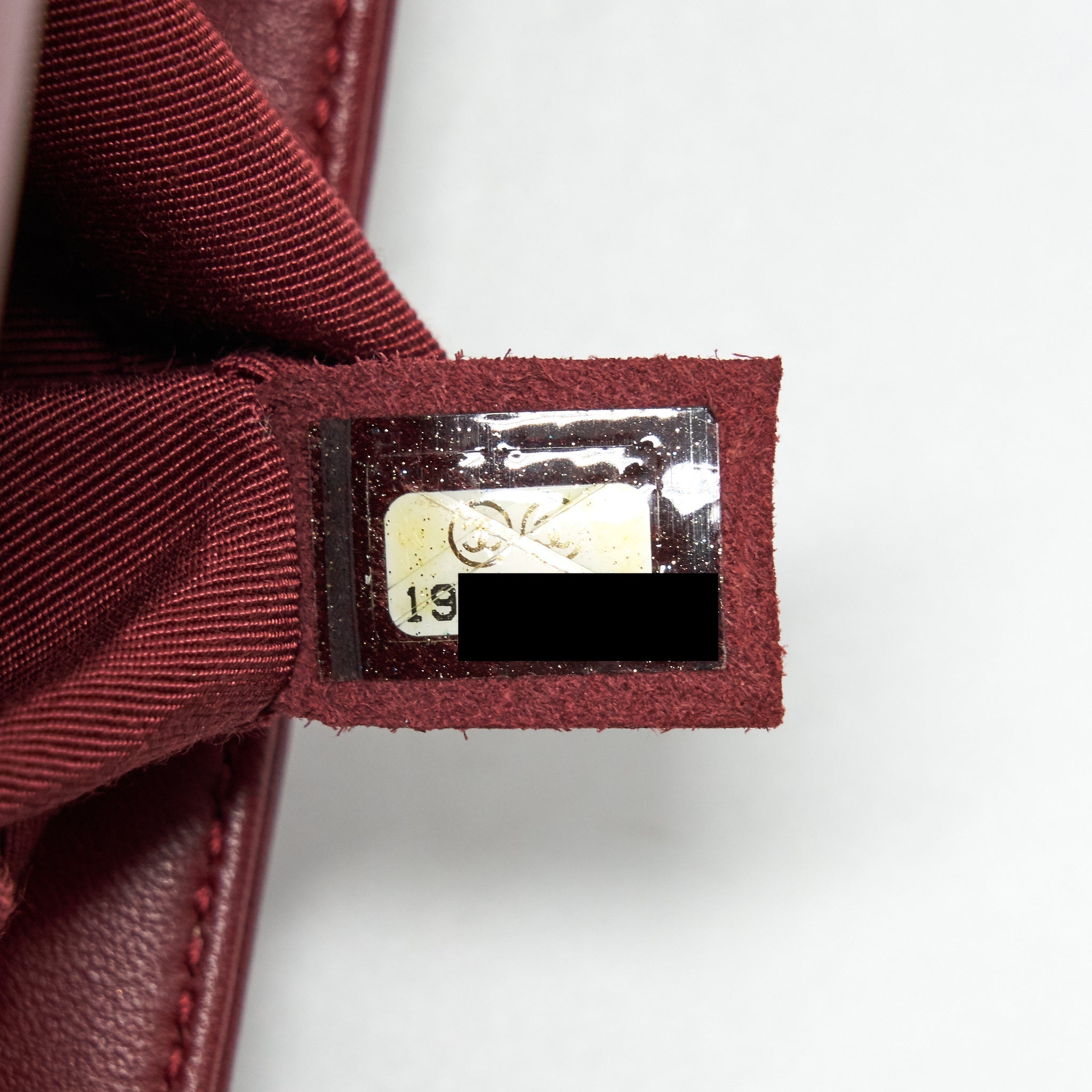 Chanel Medium Boy Bag Lambskin burgundy