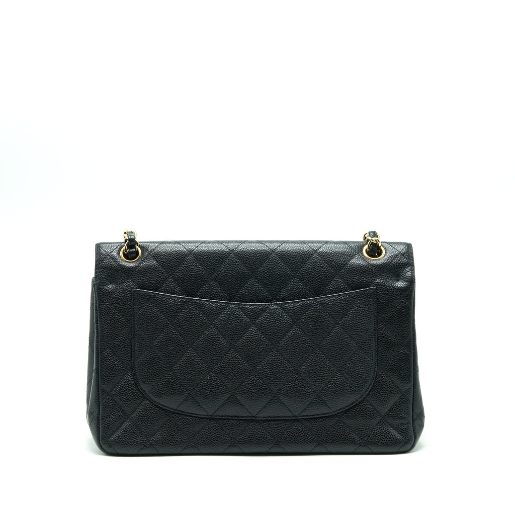 Chanel Jumbo Classic Double Flap Bag Caviar Black