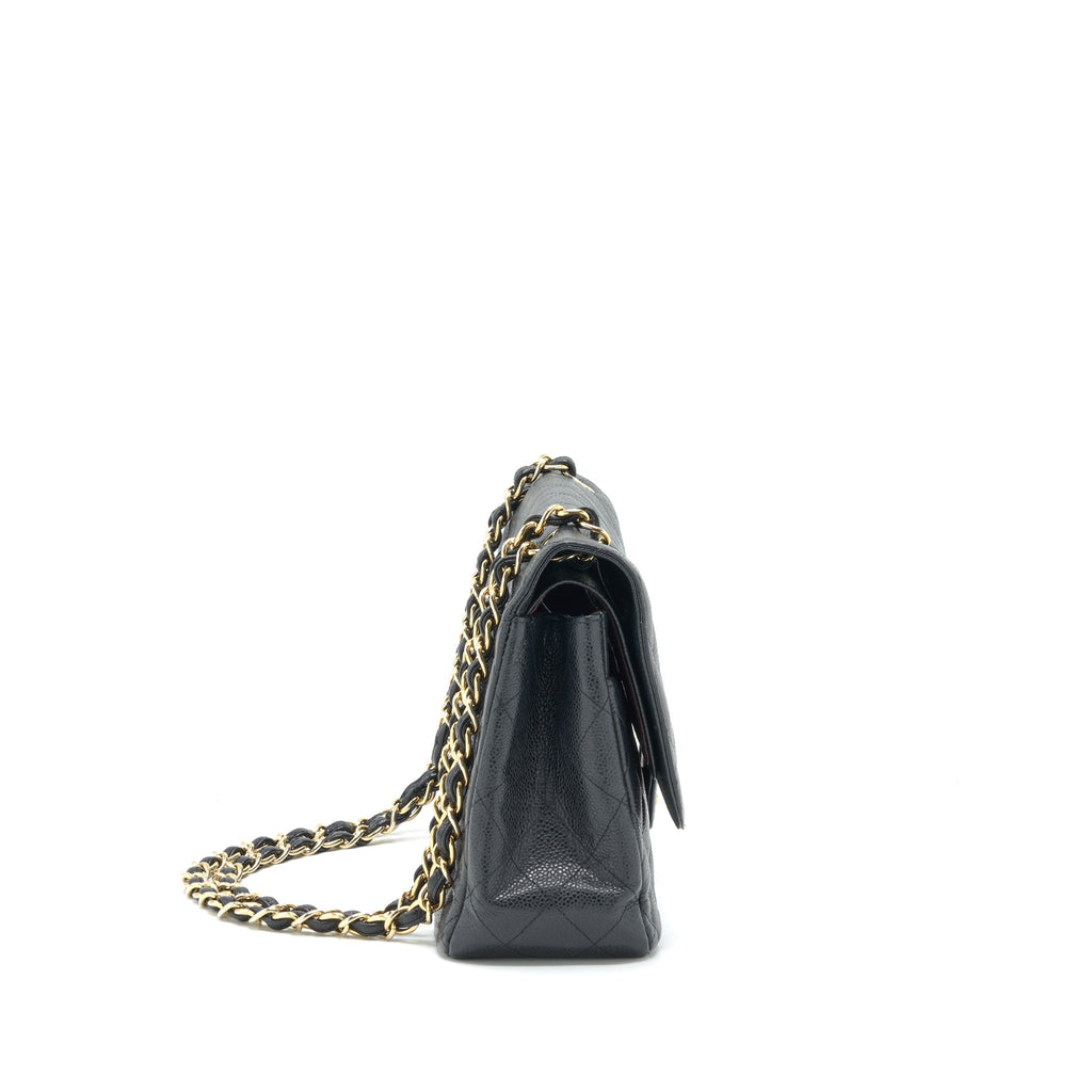 Chanel Jumbo Classic Double Flap Bag Caviar Black