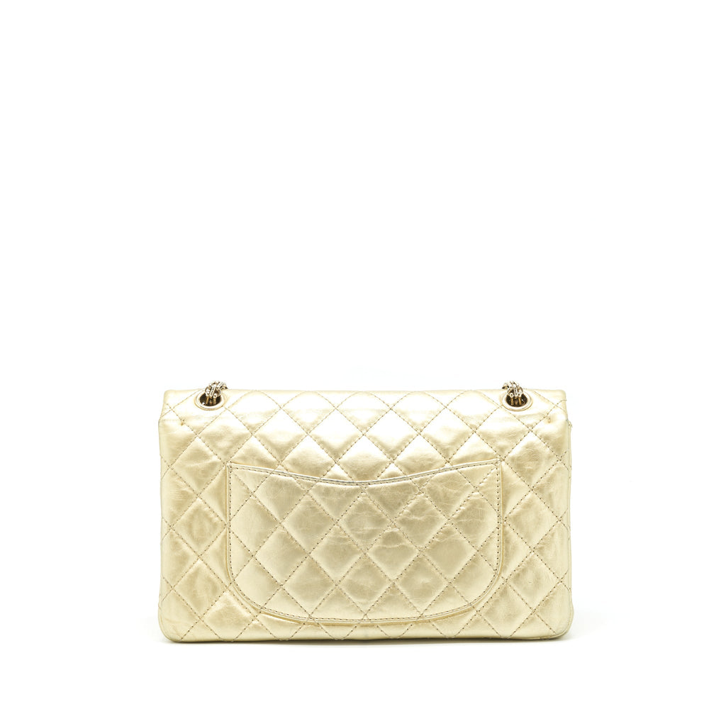 Chanel 2.55 Reissue 226 Double Flap Bag Gold