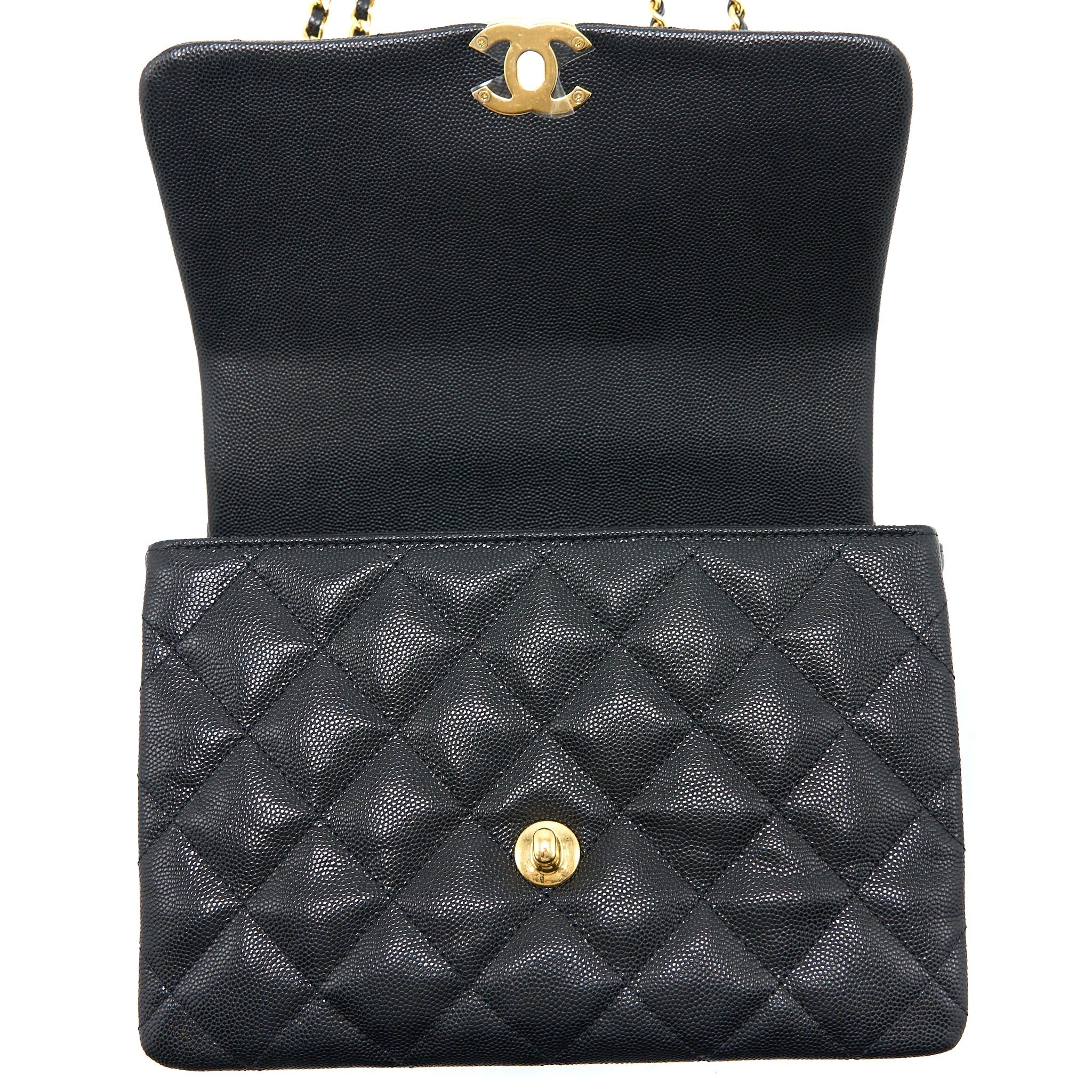 Chanel 22K Coco First Caviar Black  (Microchip)