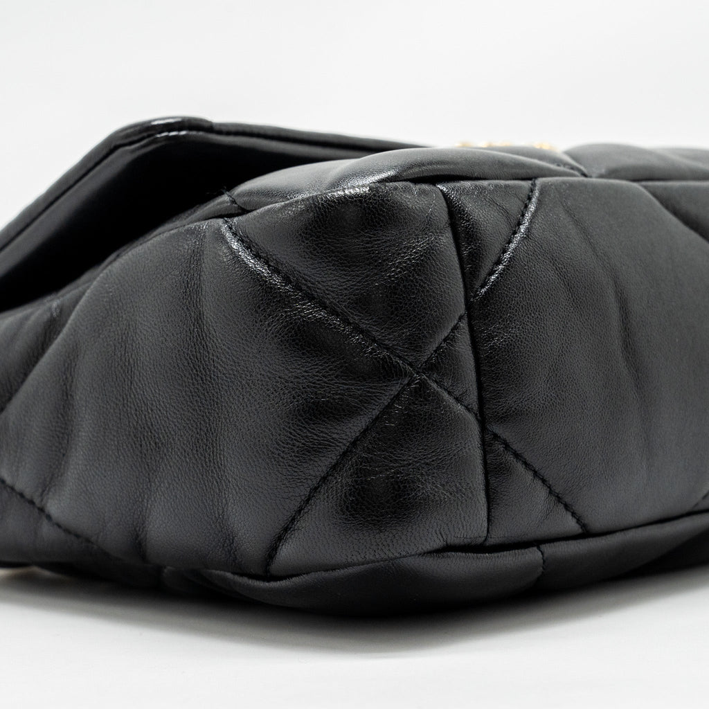Chanel Small 19 Bag Lambskin Black  (microchip)
