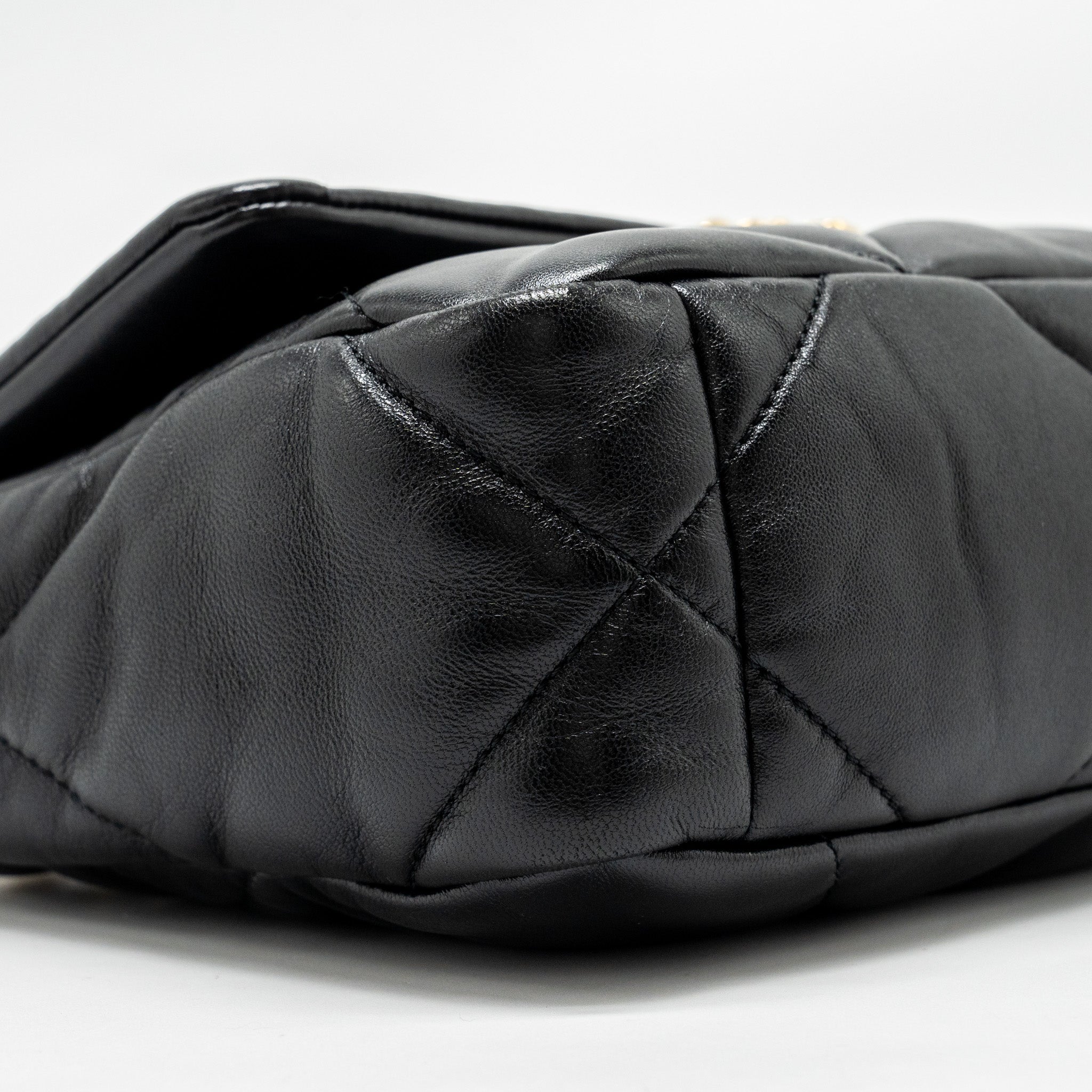 Chanel Small 19 Bag Lambskin Black  (microchip)