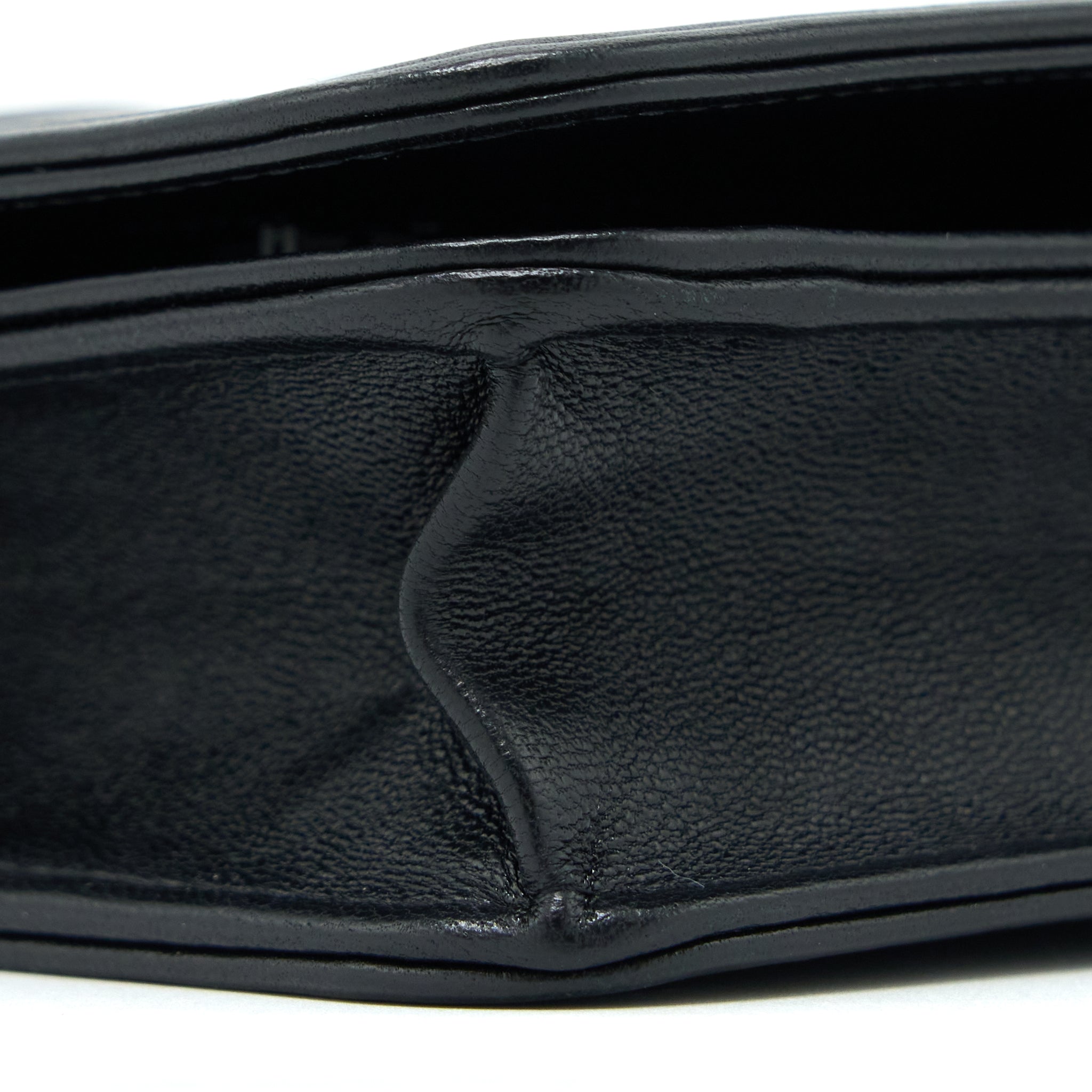 Chanel Boy Wallet on Chain Lambskin Black Brushed