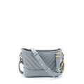 Chanel Chevron Small Gabrielle Hobo Bag Grey With Multicolour Hardware