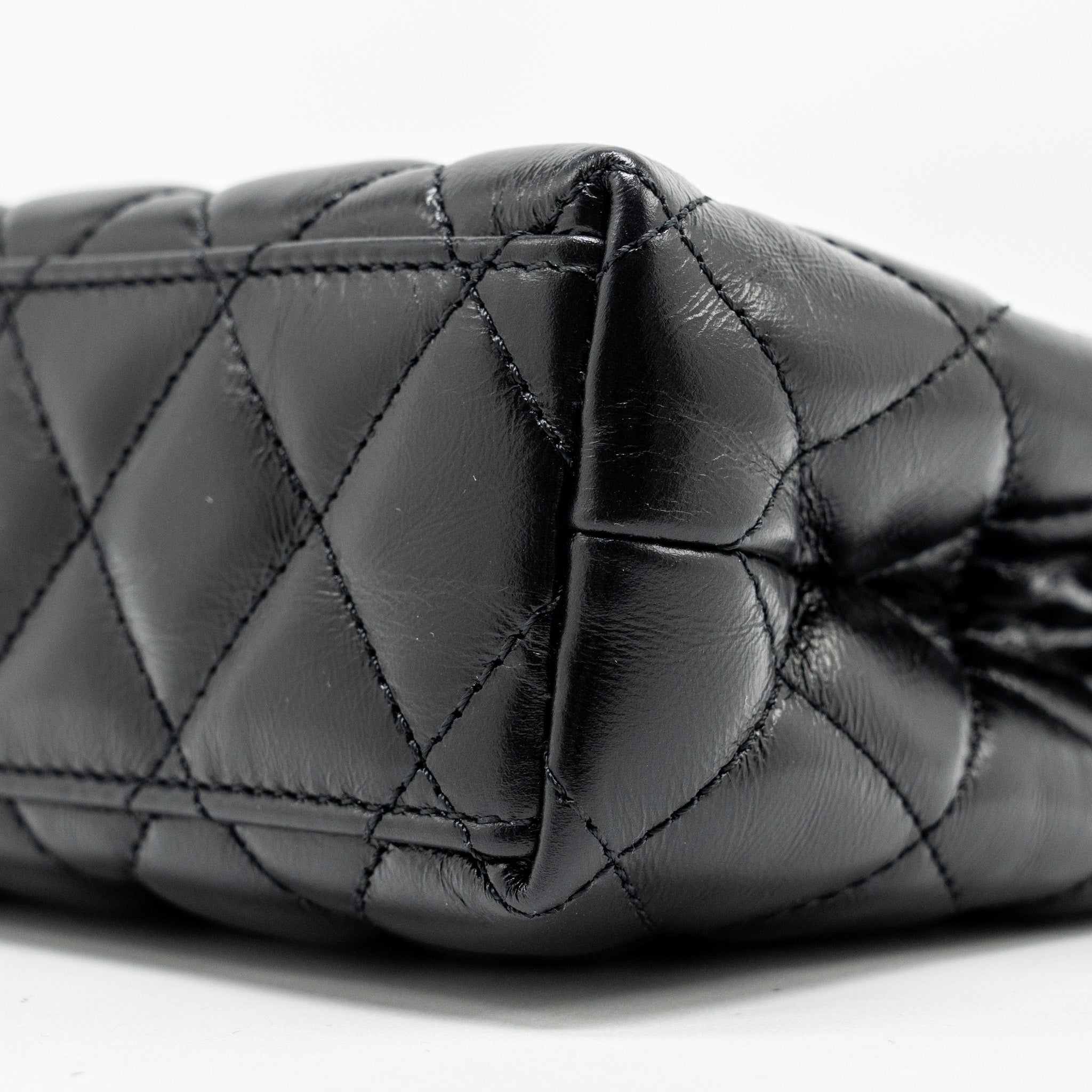 Chanel Mini Kelly Shopping Tote Bag Calfskin Black  (Microchip)