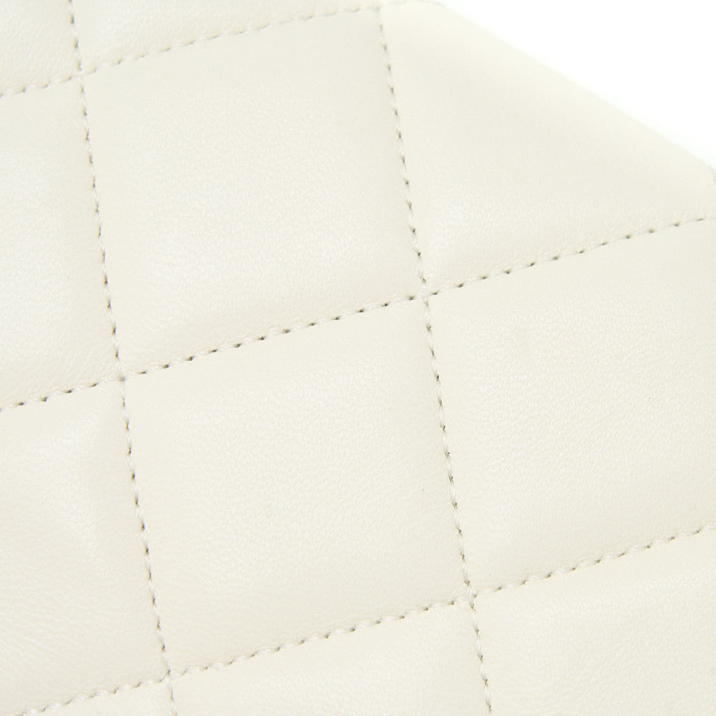 Chanel Small Trendy CC Lambskin White R (Microchip)