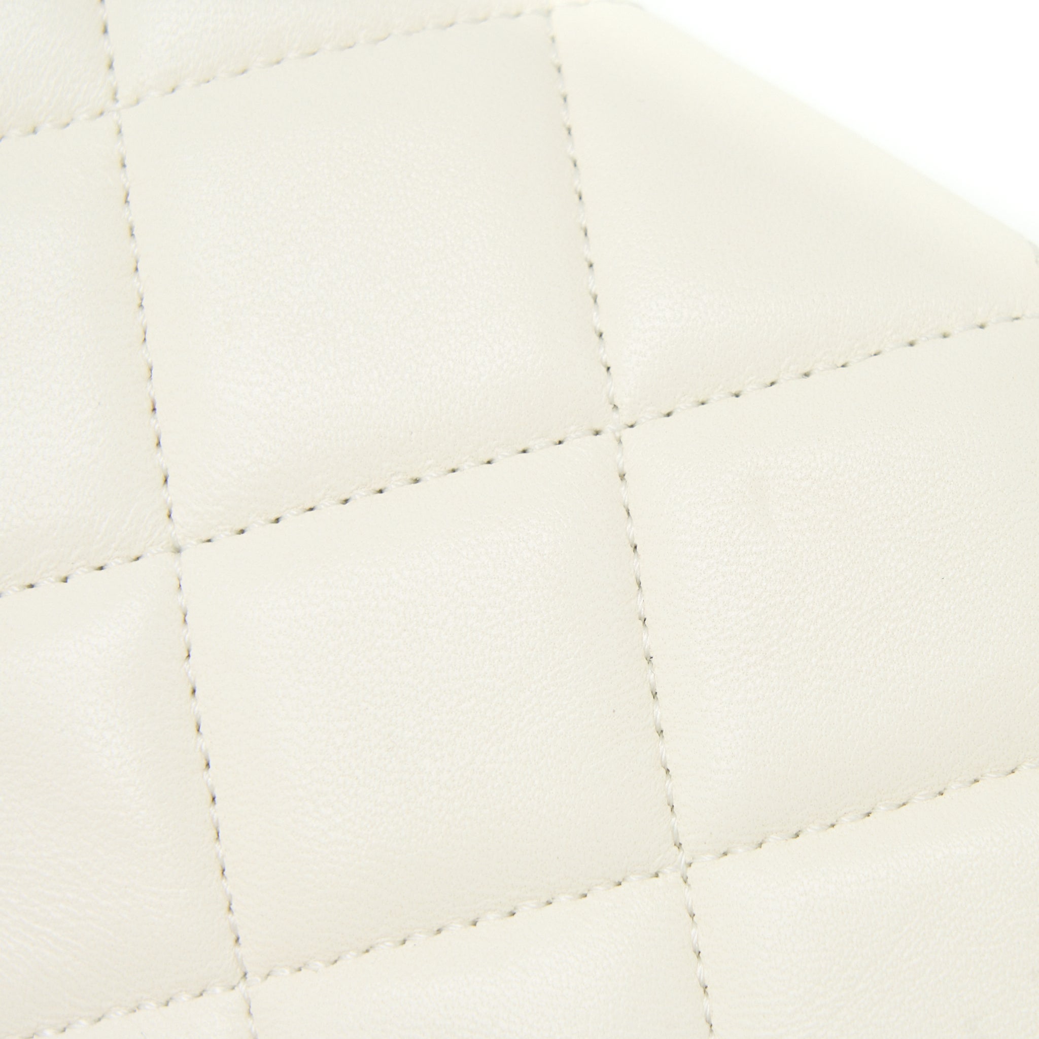 Chanel Small Trendy CC Lambskin White R (Microchip)