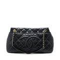 Chanel Matelasse Chain Tote Bag Caviar Black