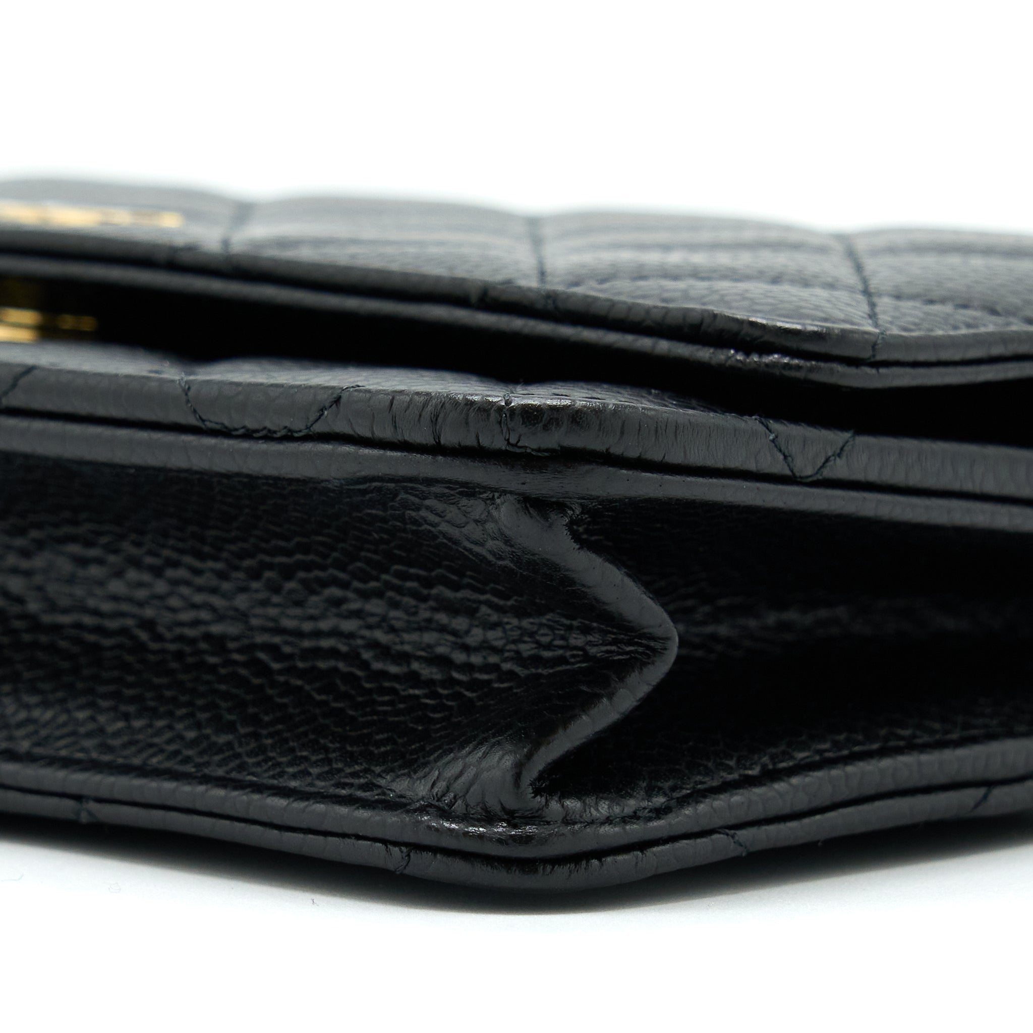 Chanel Classic Wallet On Chain Caviar Black