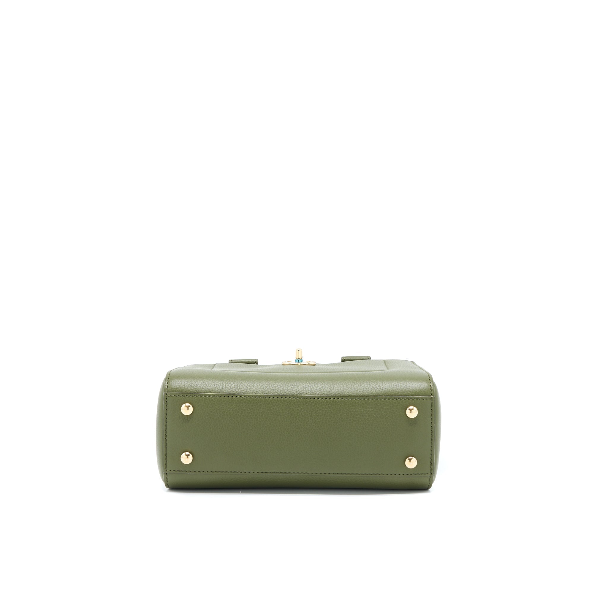 Chanel Small Top Handle Tote Calfskin Green L