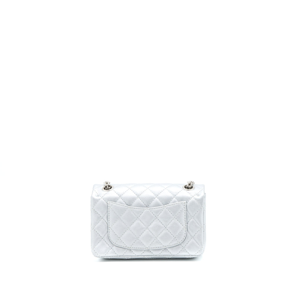Chanel Mini 2.55 Reissue Flap Bag Calfskin Light Grey