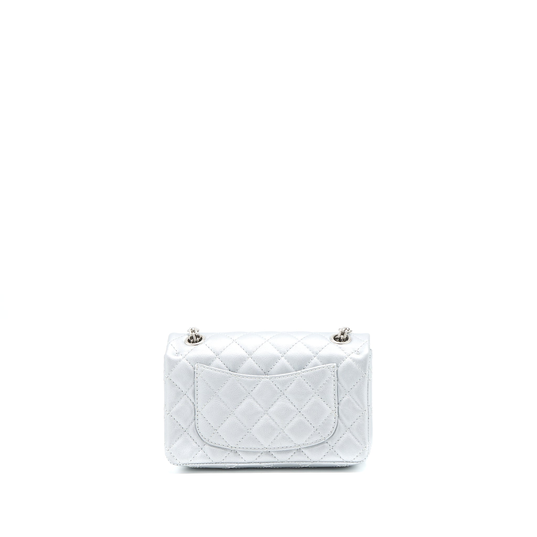 Chanel Mini 2.55 Reissue Flap Bag Calfskin Light Grey