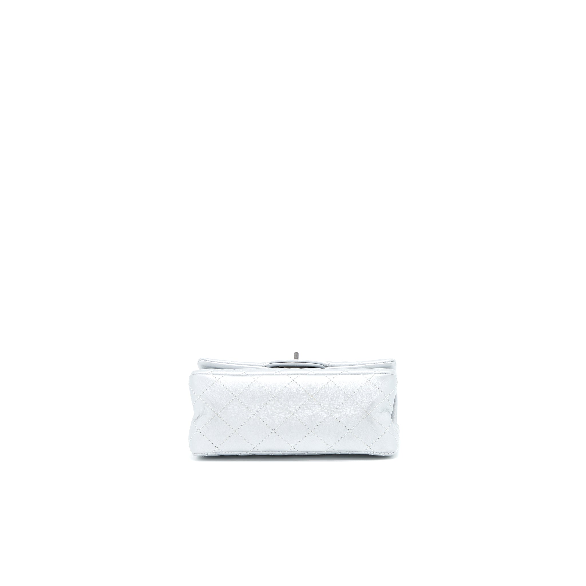 Chanel Mini 2.55 Reissue Flap Bag Calfskin Light Grey