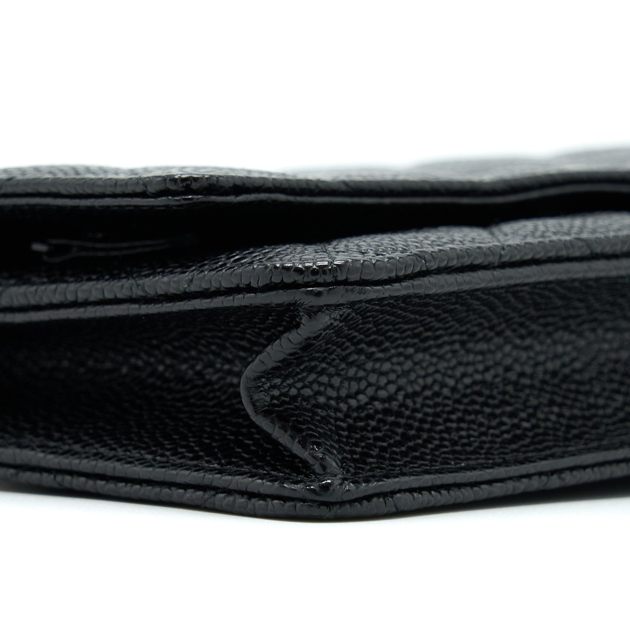 Chanel Classic Wallet On Chain Caviar Black