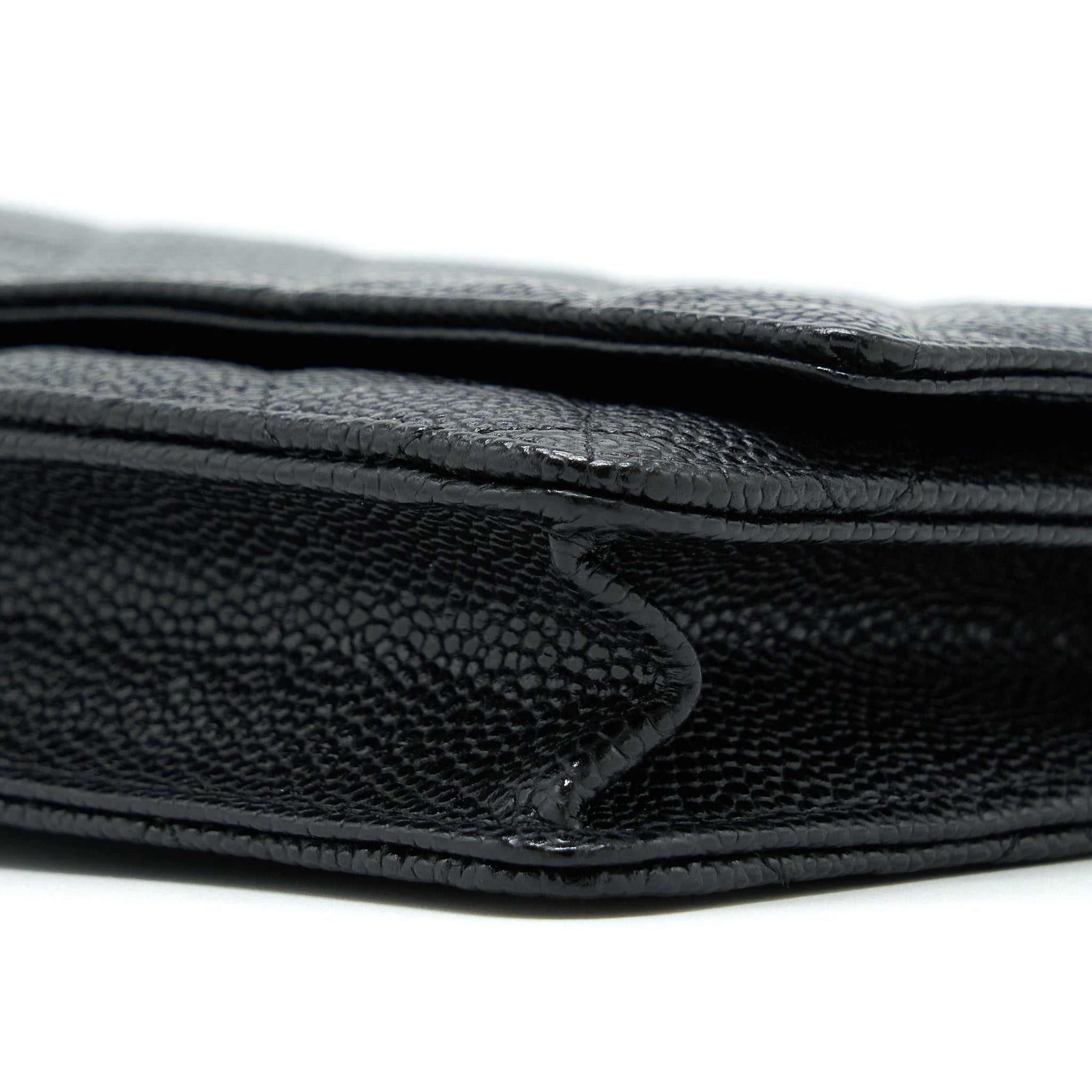 Chanel Classic Wallet On Chain Caviar Black