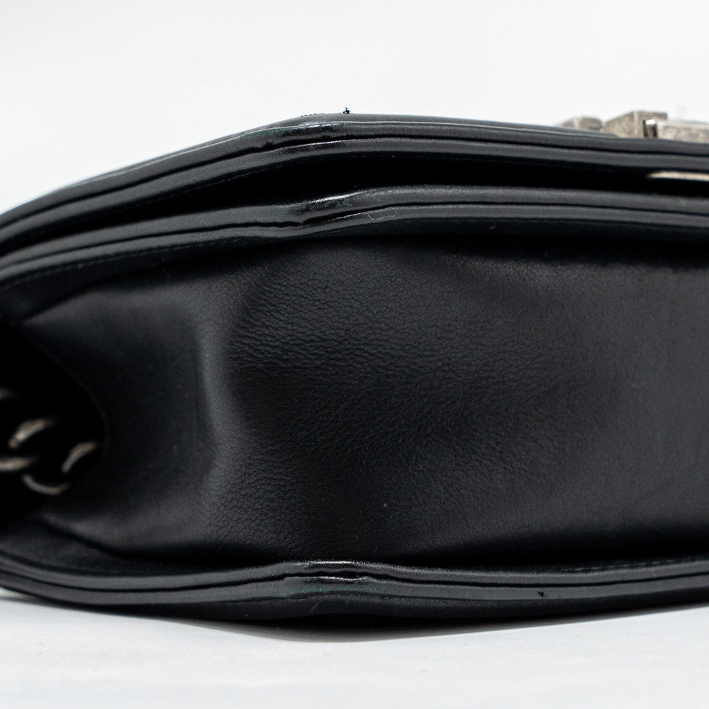 Chanel Small Boy Bag Lambskin Black Ruthenium