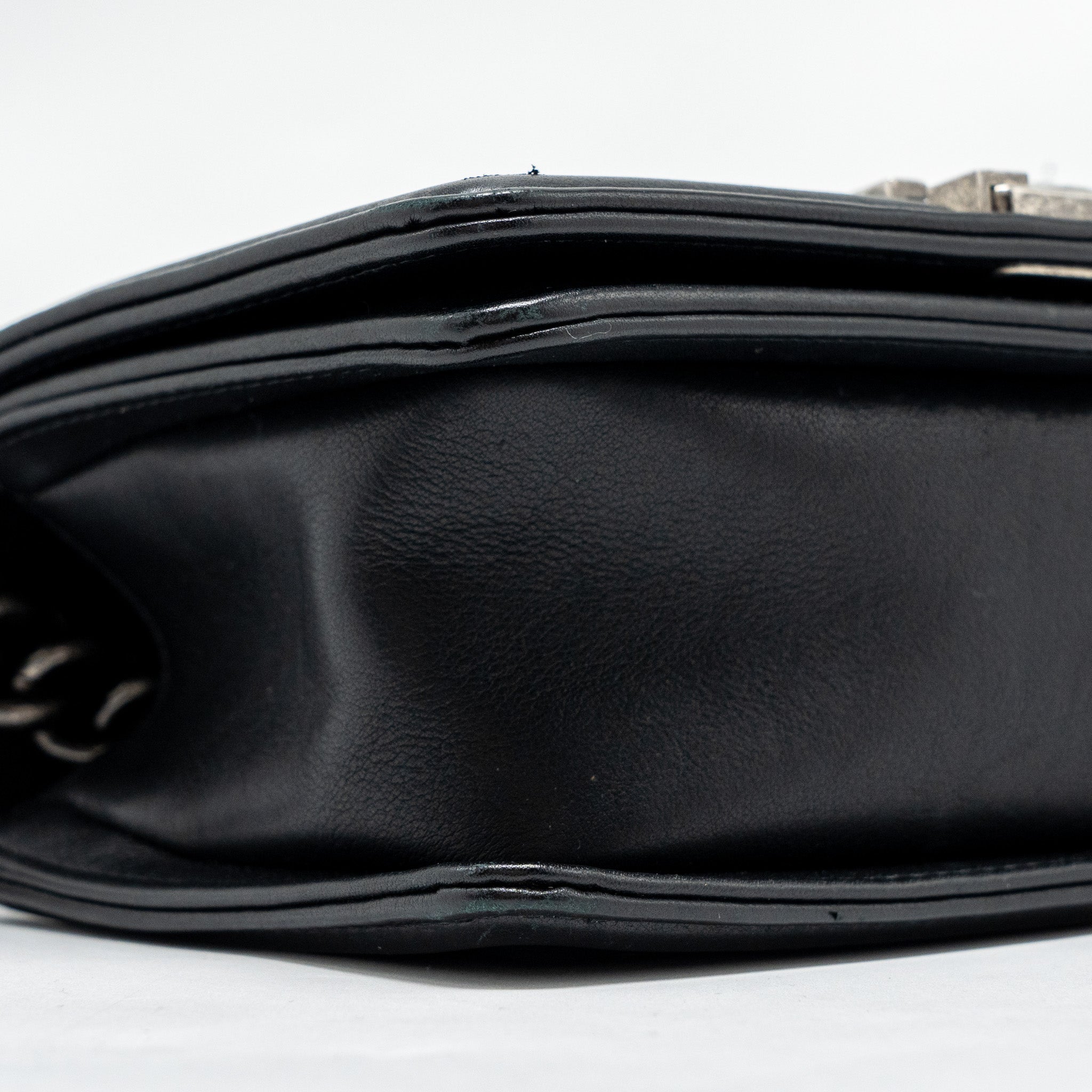 Chanel Small Boy Bag Lambskin Black Ruthenium