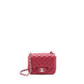 Chanel 18B Mini Square Caviar Red