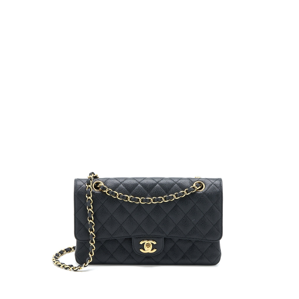 Chanel Medium Classic Double Flap Bag Caviar Black