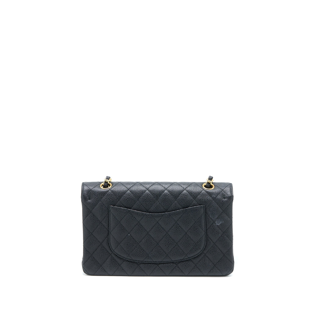 Chanel Medium Classic Double Flap Bag Caviar Black