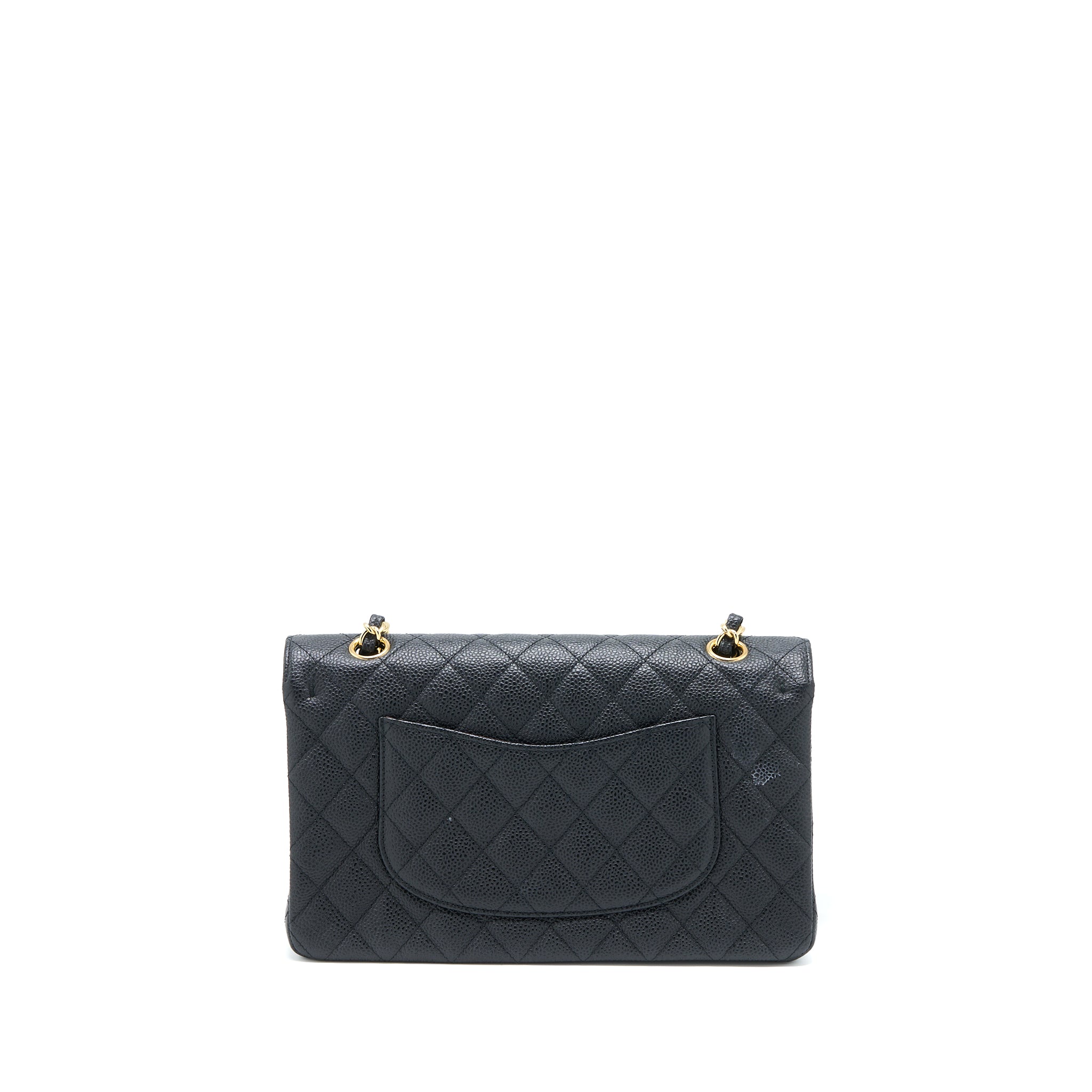 Chanel Medium Classic Double Flap Bag Caviar Black