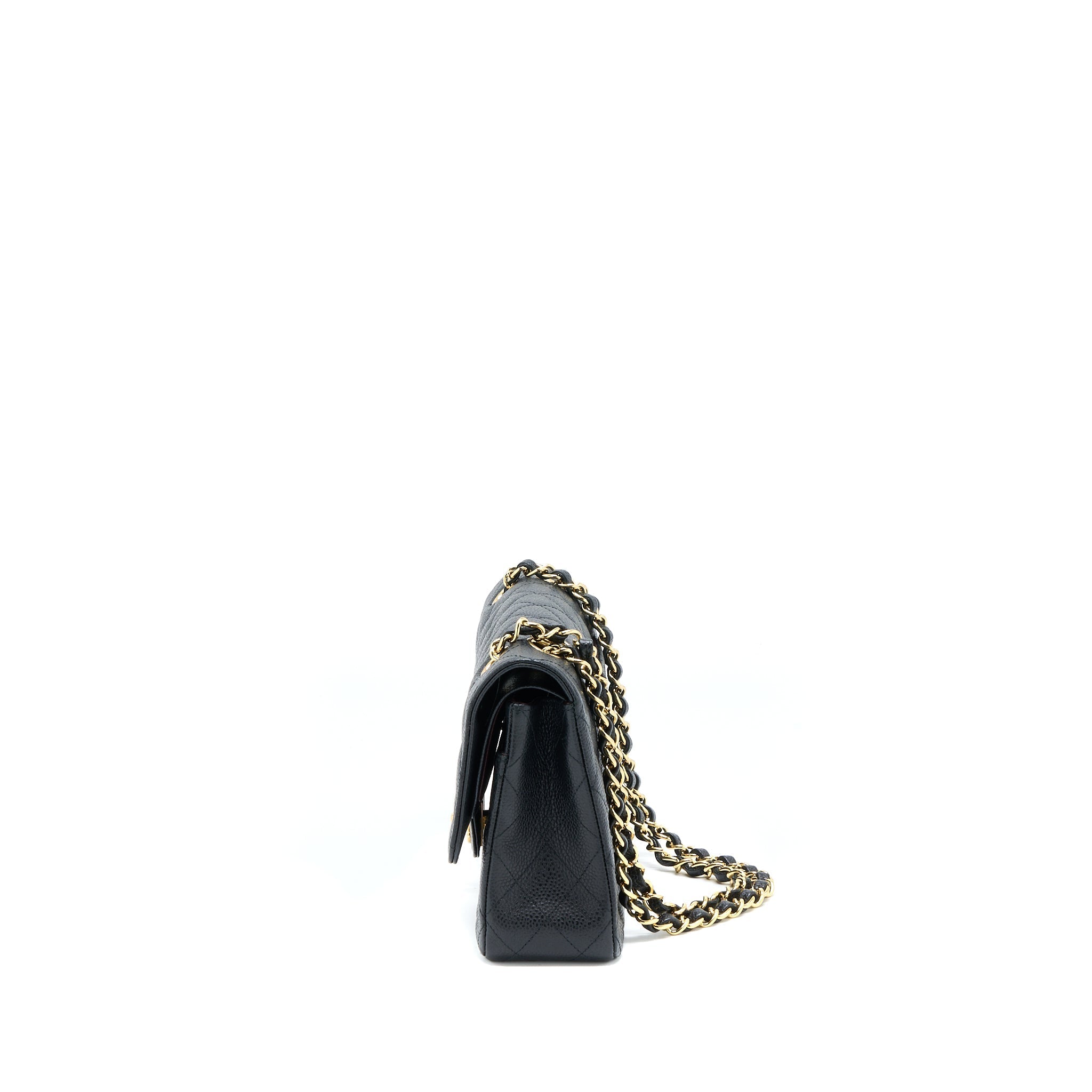 Chanel Medium Classic Double Flap Bag Caviar Black