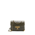 Chanel Messenger Flap Bag Lambskin Olive Green Ruthenium
