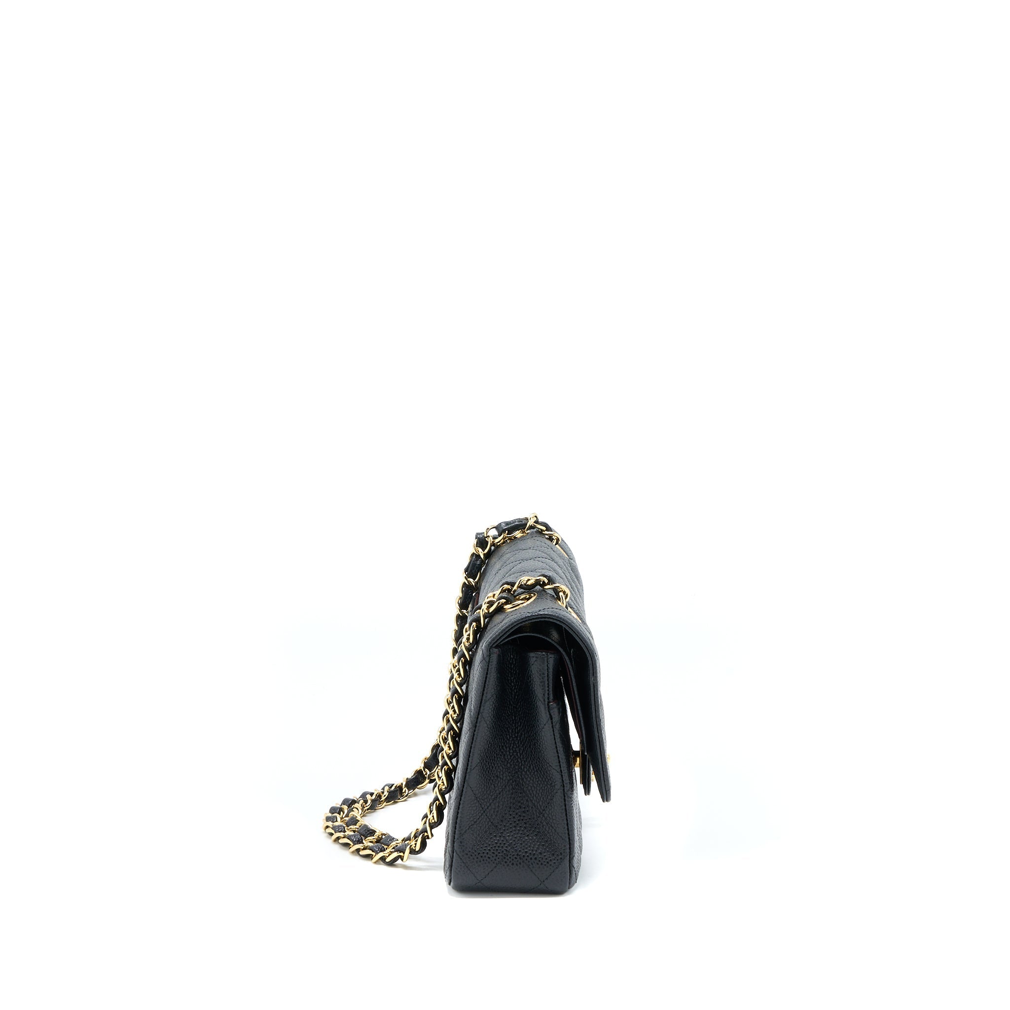 Chanel Medium Classic Double Flap Bag Caviar Black
