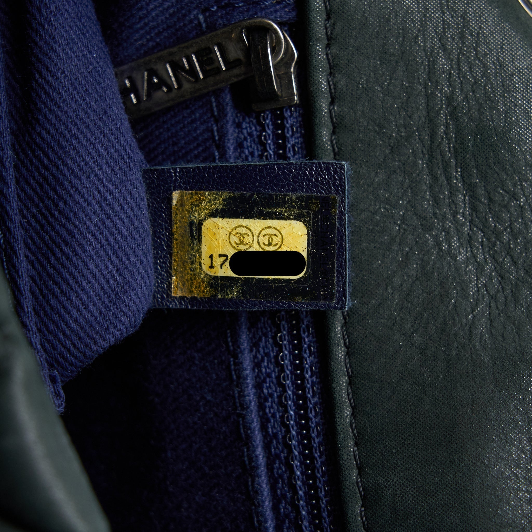 Chanel Quilted Flap Bag Iridescent Calfskin Dark Green Ruthenium