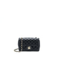 Chanel Mini Rectangular Flap Bag Lambskin Black L