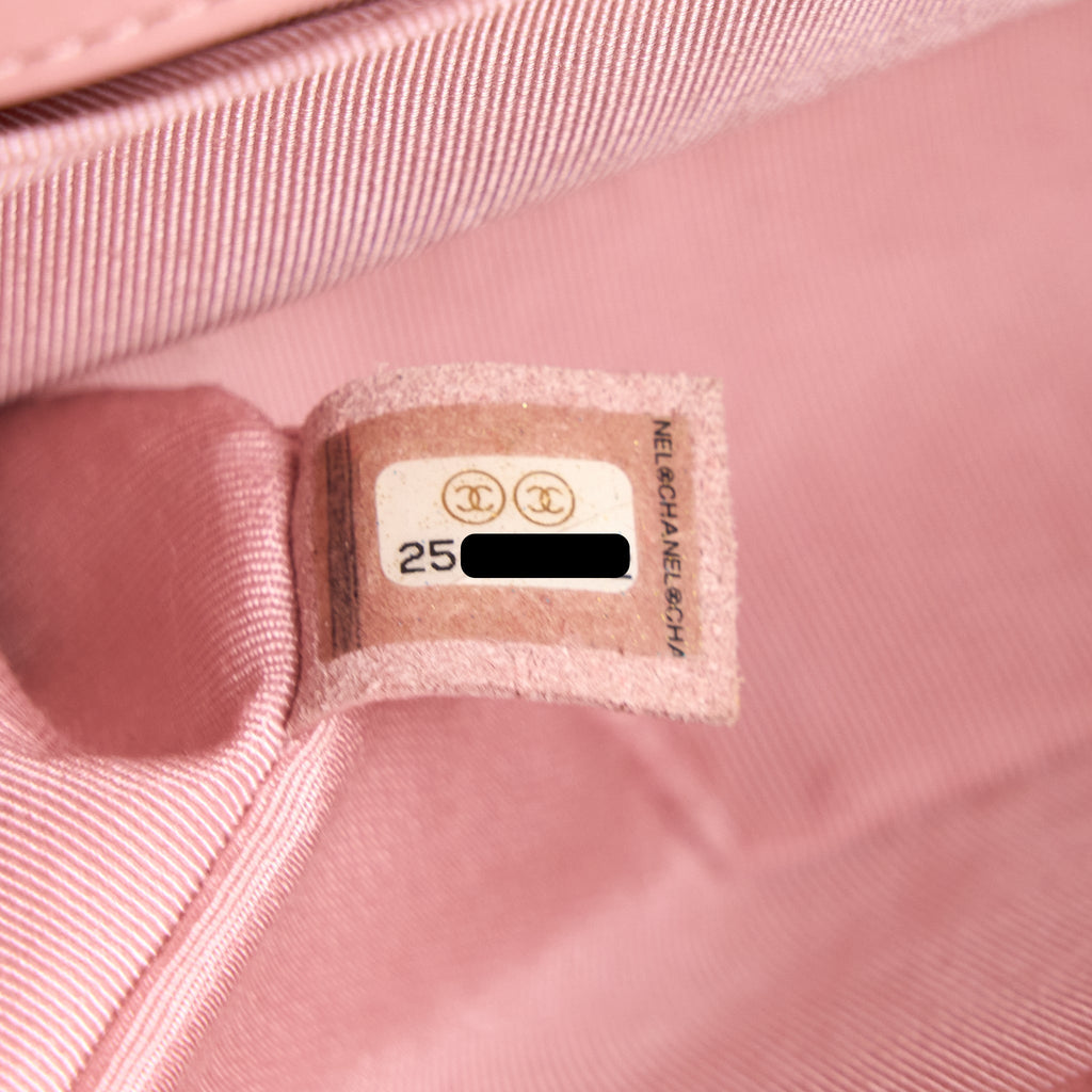Chanel Medium Boy Bag Calfskin Pink L