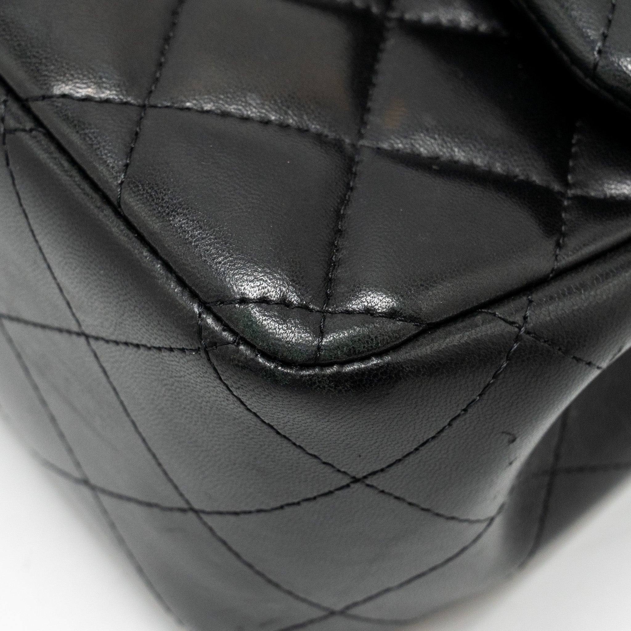 Chanel Jumbo Classic Double Flap Bag Lambskin BLACK