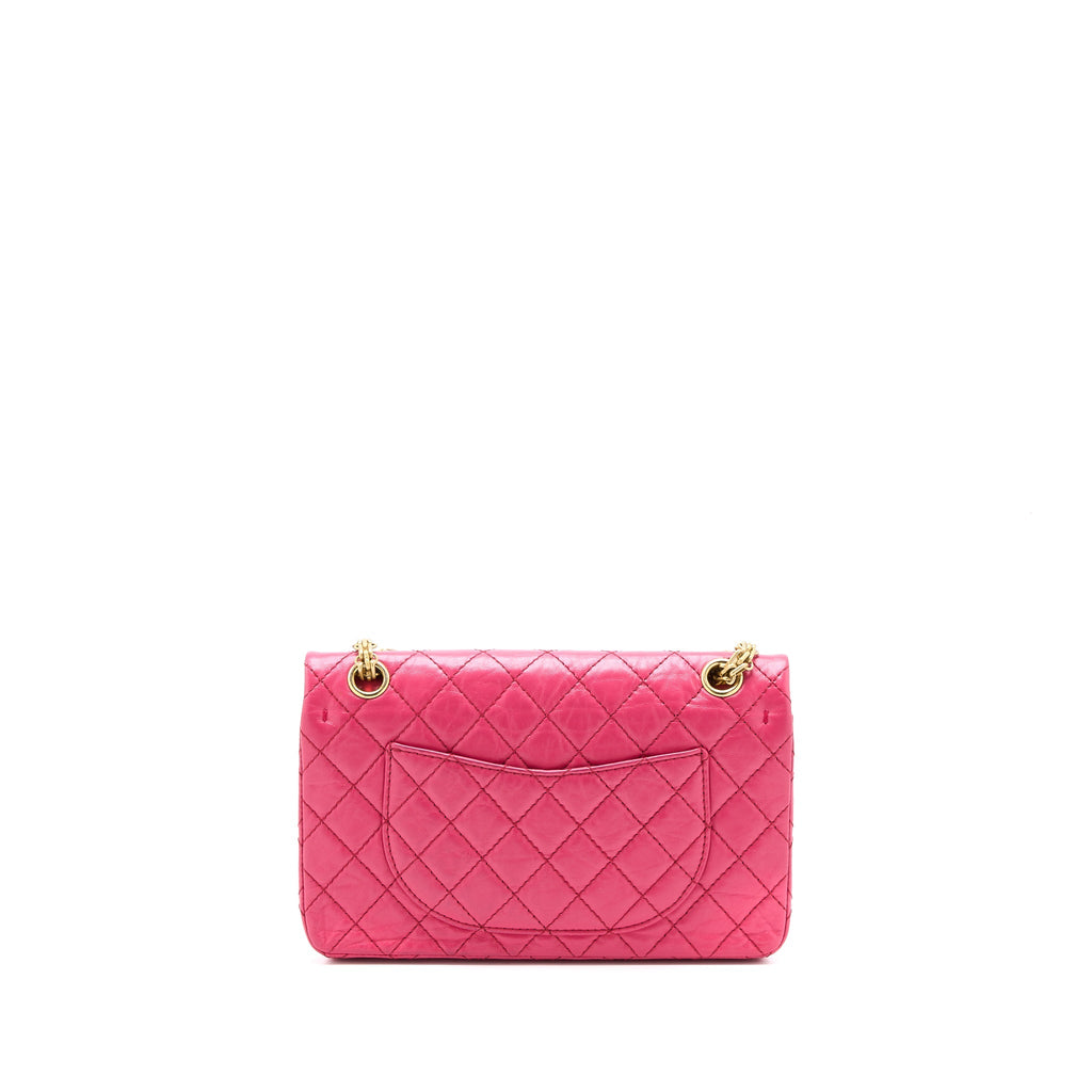 Chanel Small 2.55 Reissue Aged Calfskin Hot Pink Brushed