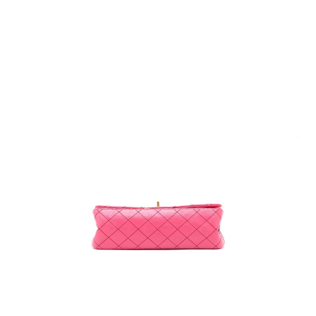 Chanel Small 2.55 Reissue Aged Calfskin Hot Pink Brushed