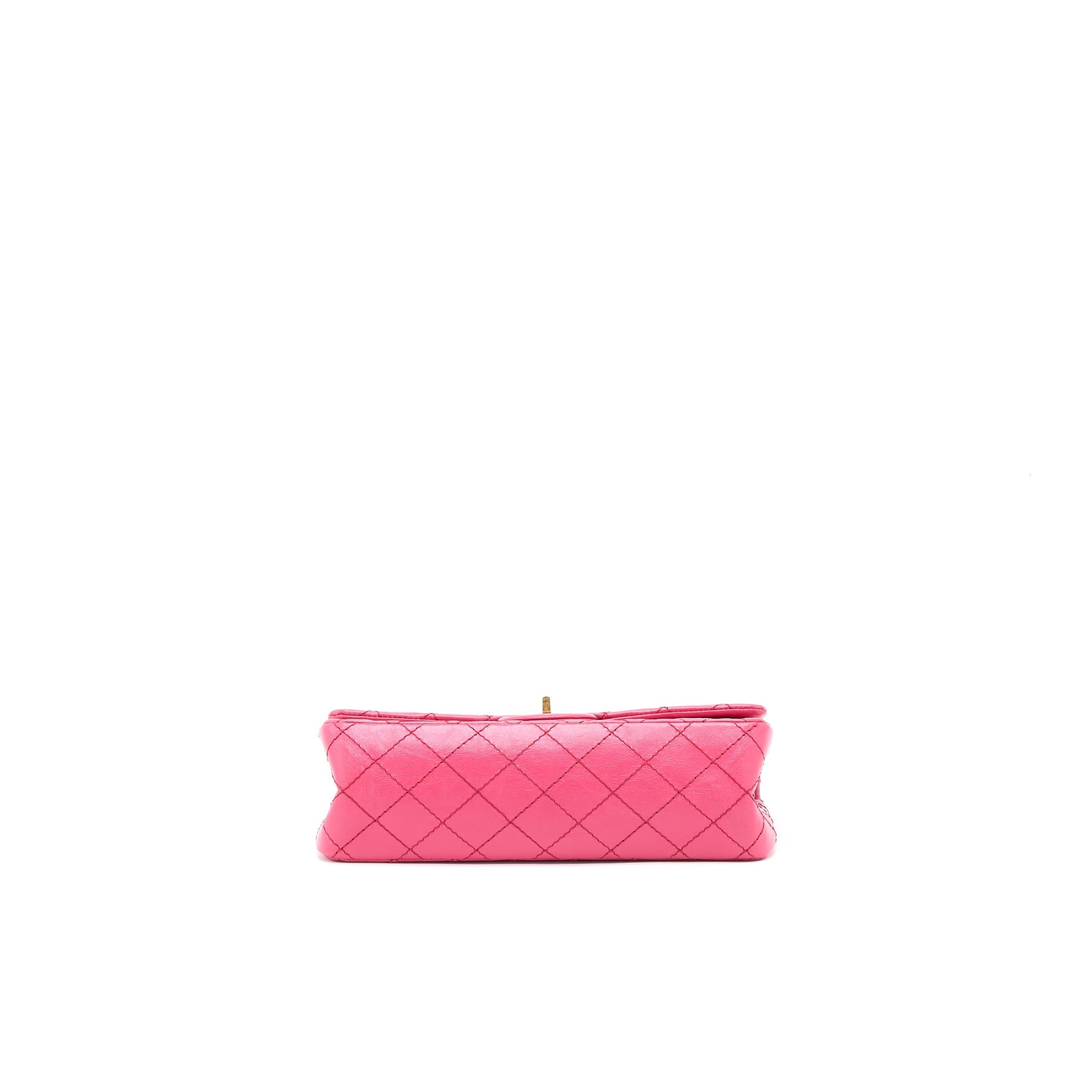 Chanel Small 2.55 Reissue Aged Calfskin Hot Pink Brushed