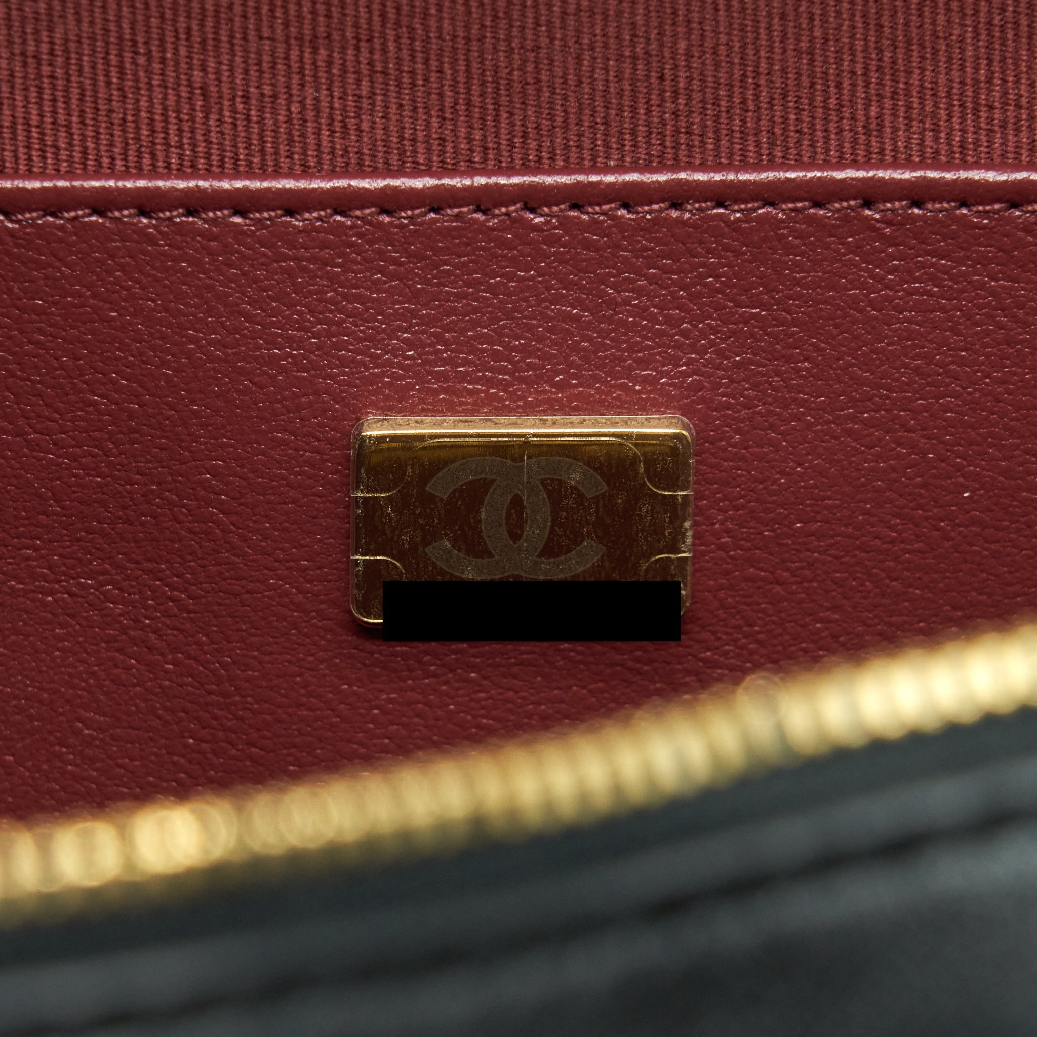 Chanel 22S Heart Bag Lambskin Black L