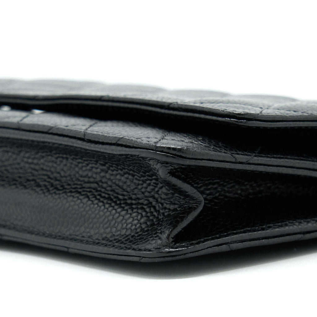 Chanel Classic Wallet On Chain Caviar Black