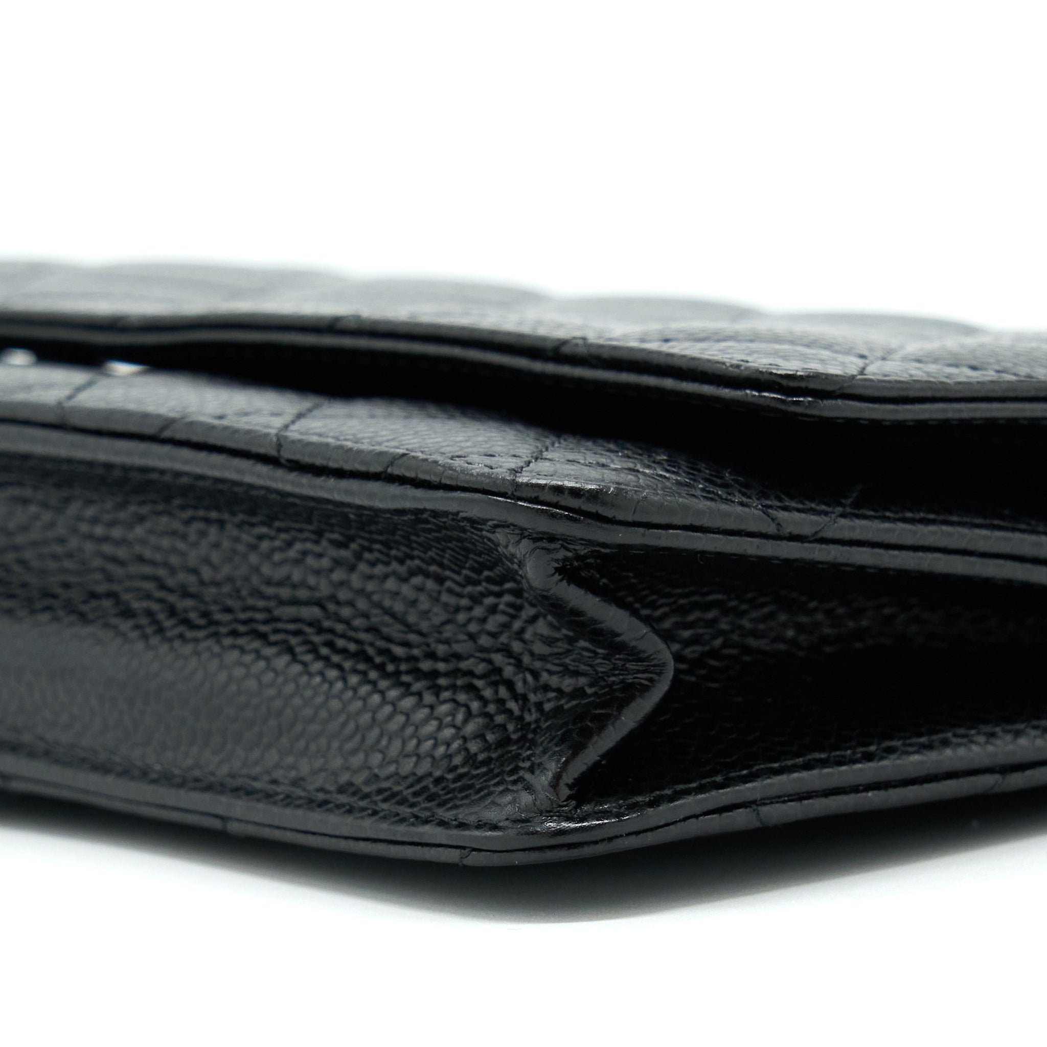 Chanel Classic Wallet On Chain Caviar Black