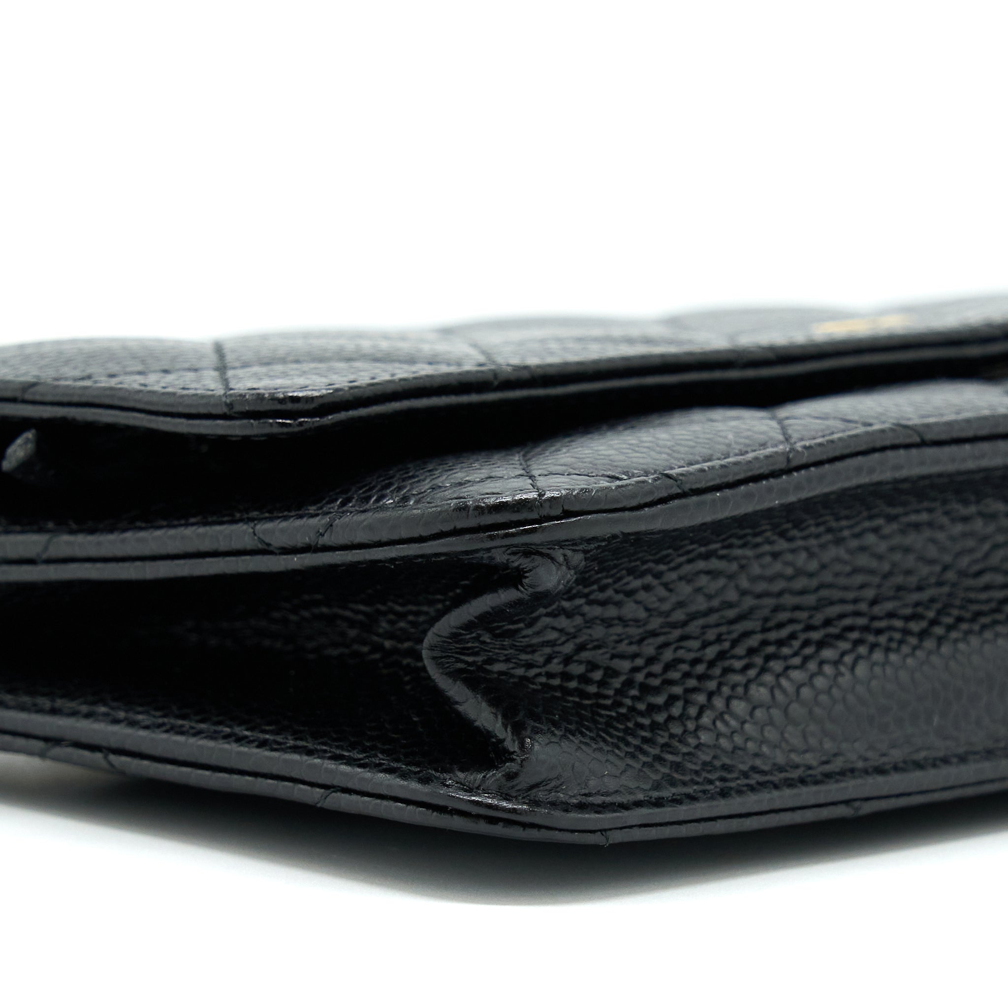 Chanel Classic Wallet On Chain Caviar Black