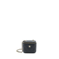 Chanel Mini Vanity With Chain Caviar Black L