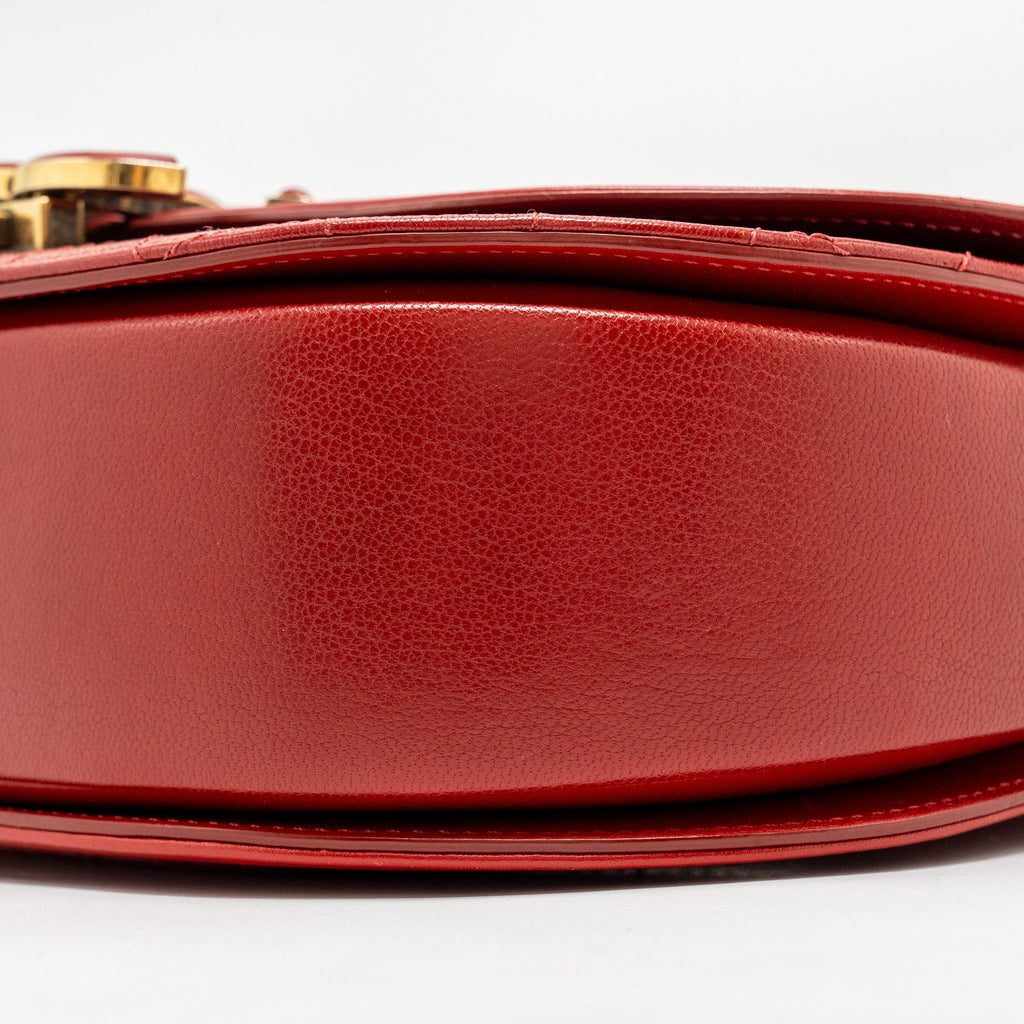 Chanel Medium Coco Curve Flap Bag Calfskin Red