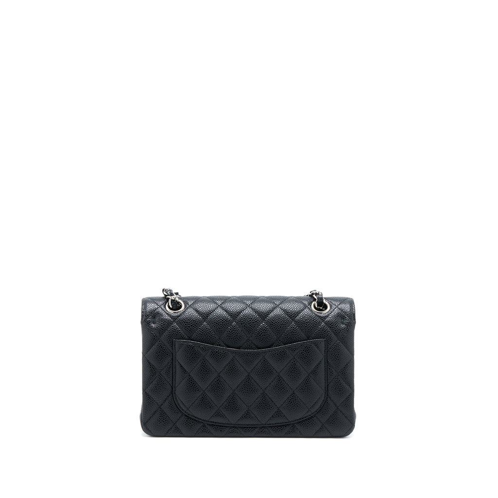 Chanel Small Classic Flap Bag Caviar Black (Microchip)