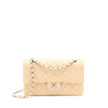 Chanel Classic Double Flap Bag Caviar Light Beige