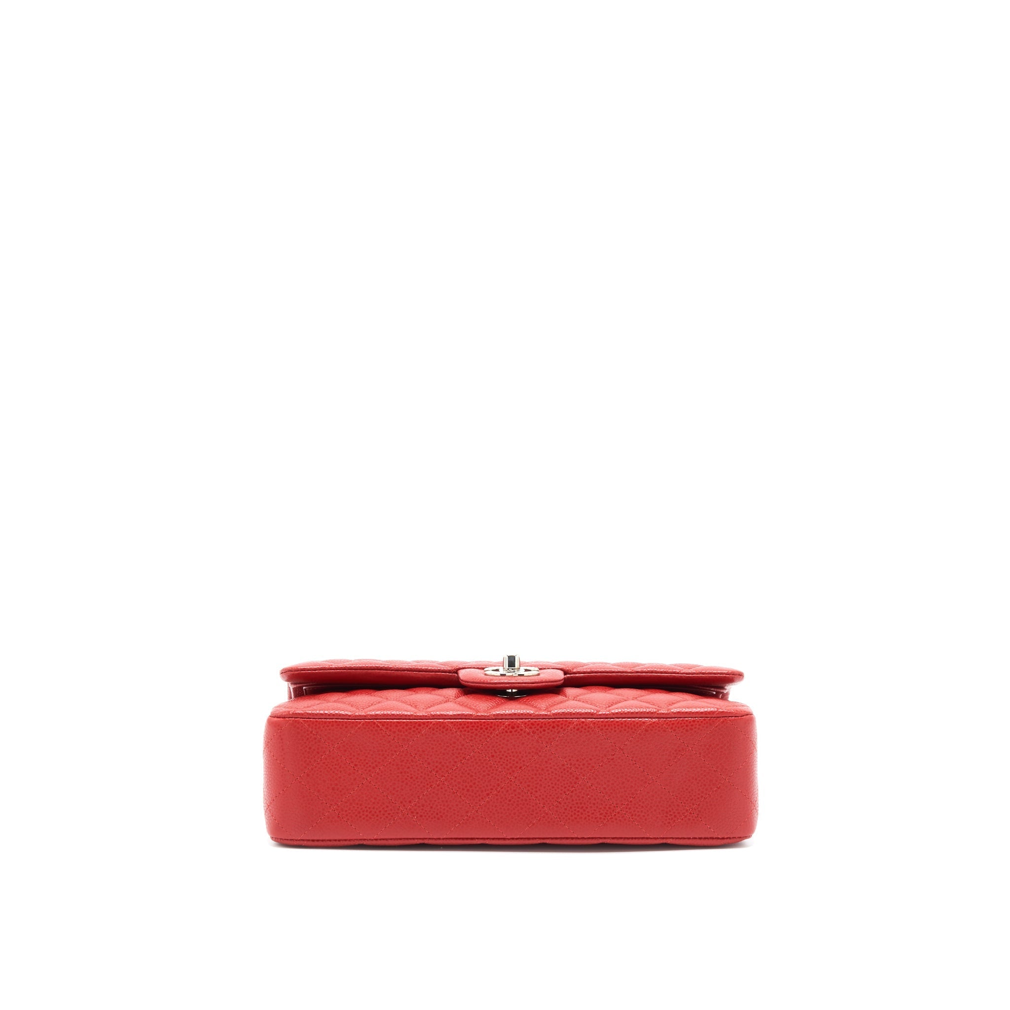 Chanel Classic Double Flap Bag Caviar Red