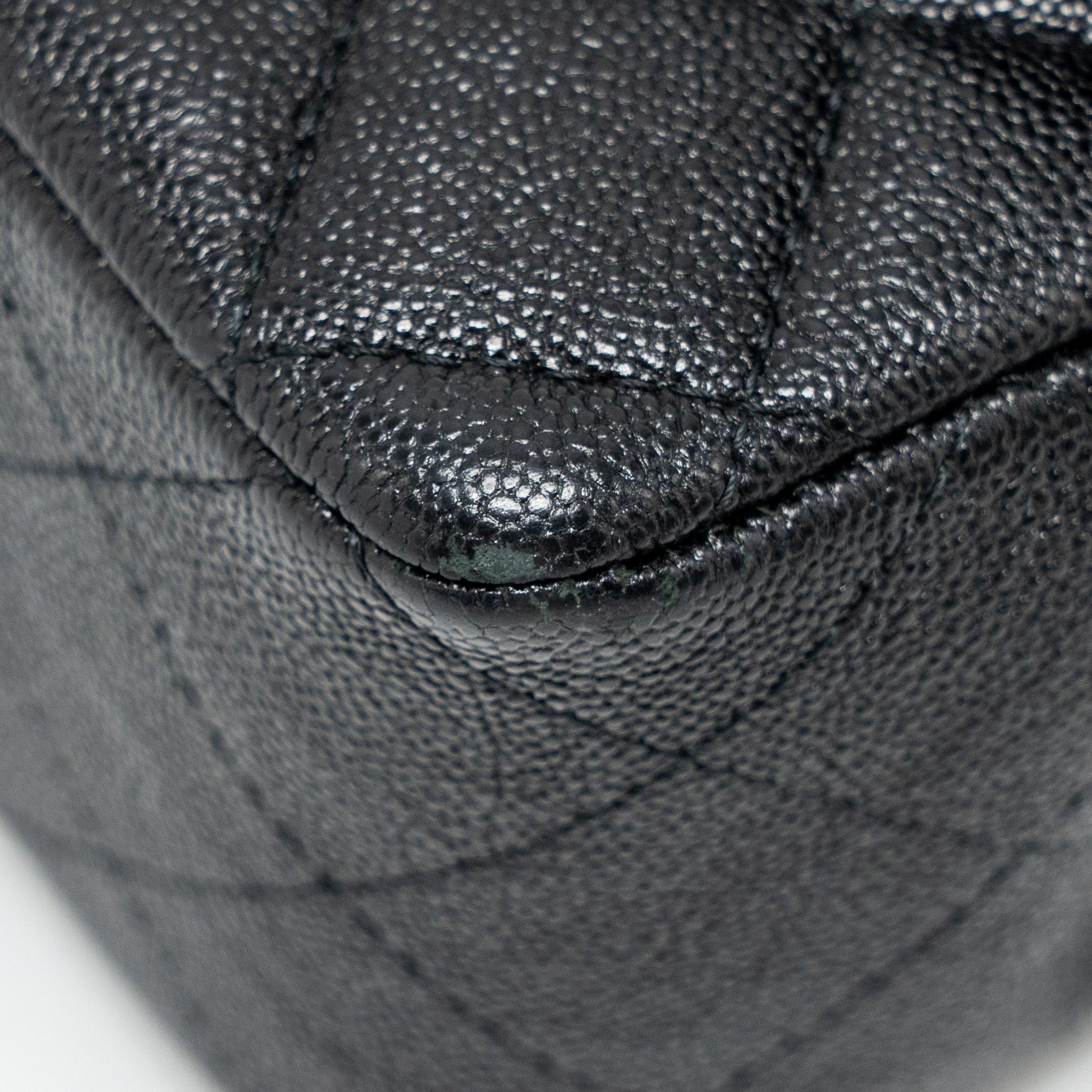 Chanel Top Handle Mini Rectangular Flap Bag Caviar BLACK