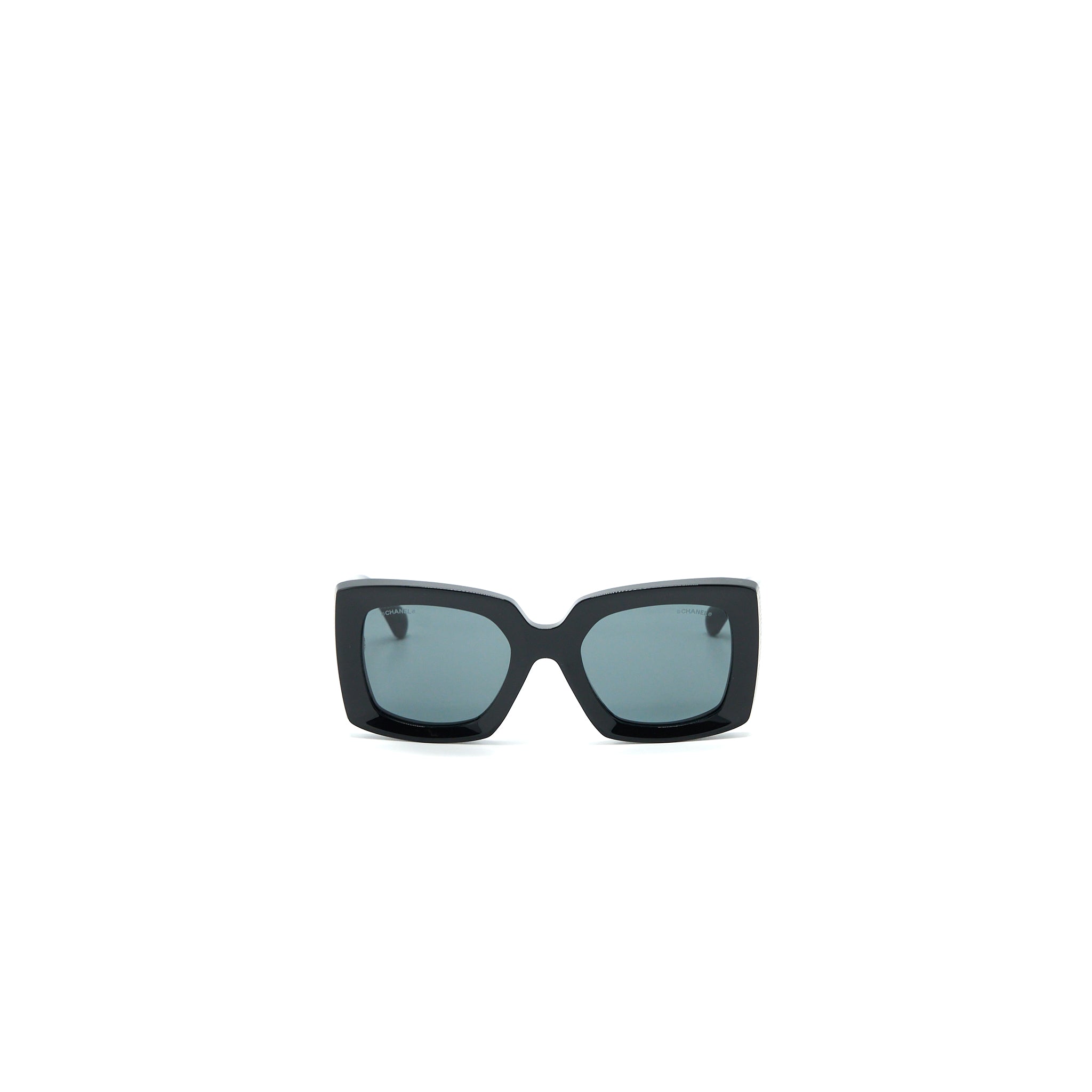 Chanel 5435 Rectangular Sunglasses Black L