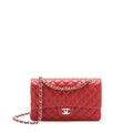 Chanel Classic Double Flap Bag Caviar Red